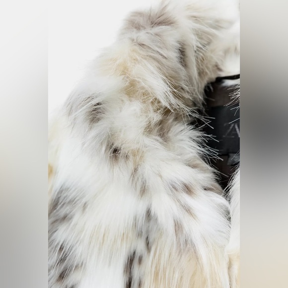 NWT Zara ZW COLLECTION FAUX FUR SHORT COAT - Picture 8 of 13
